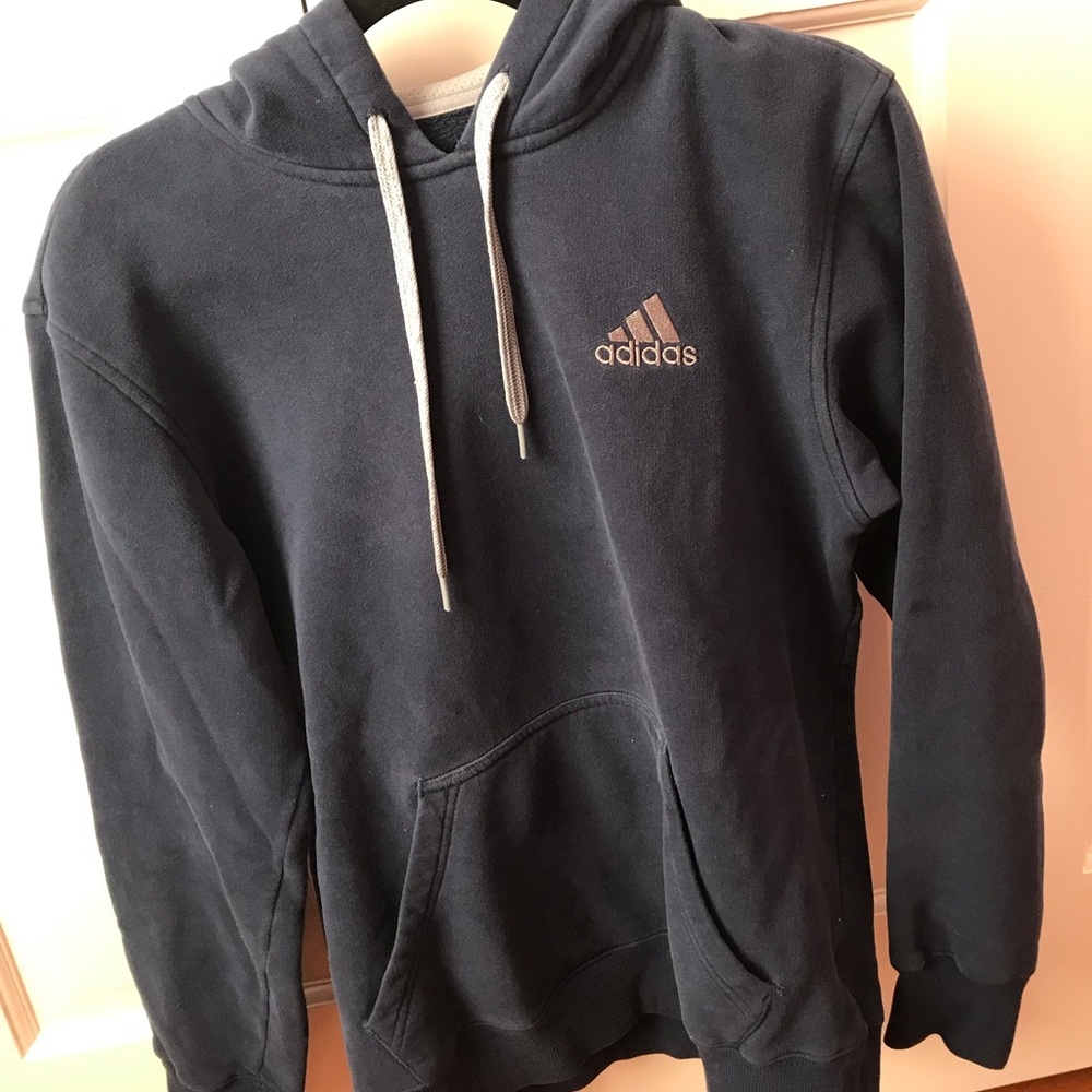 Navy Adidas hoodie